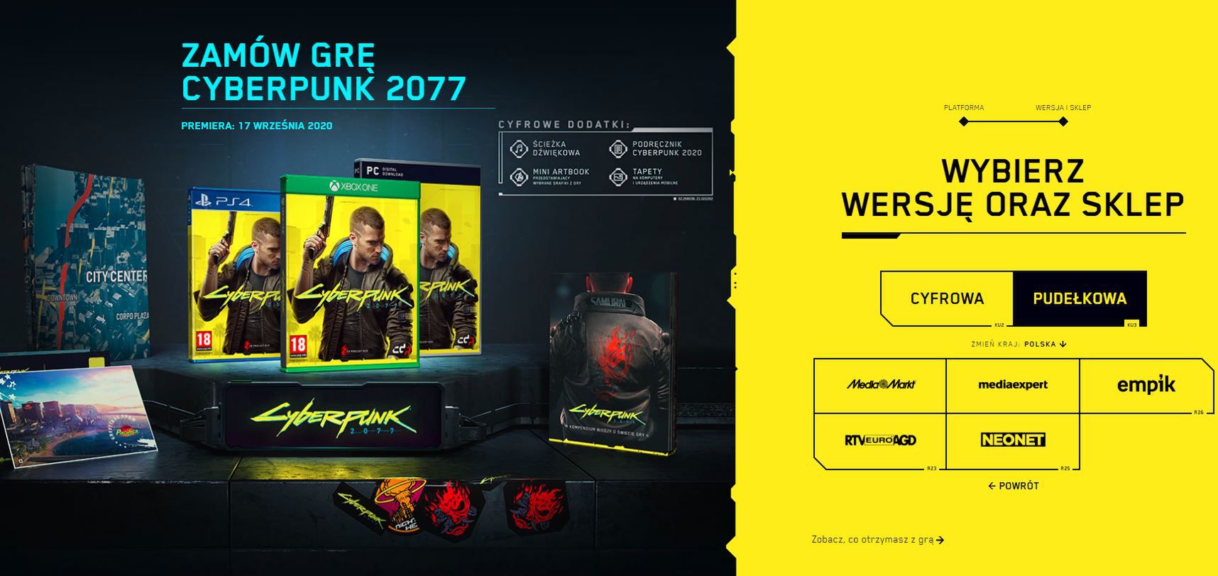 CDP to firma z długą tradycją. Jest też wydawcą Cyberpunka 2077 w Polsce