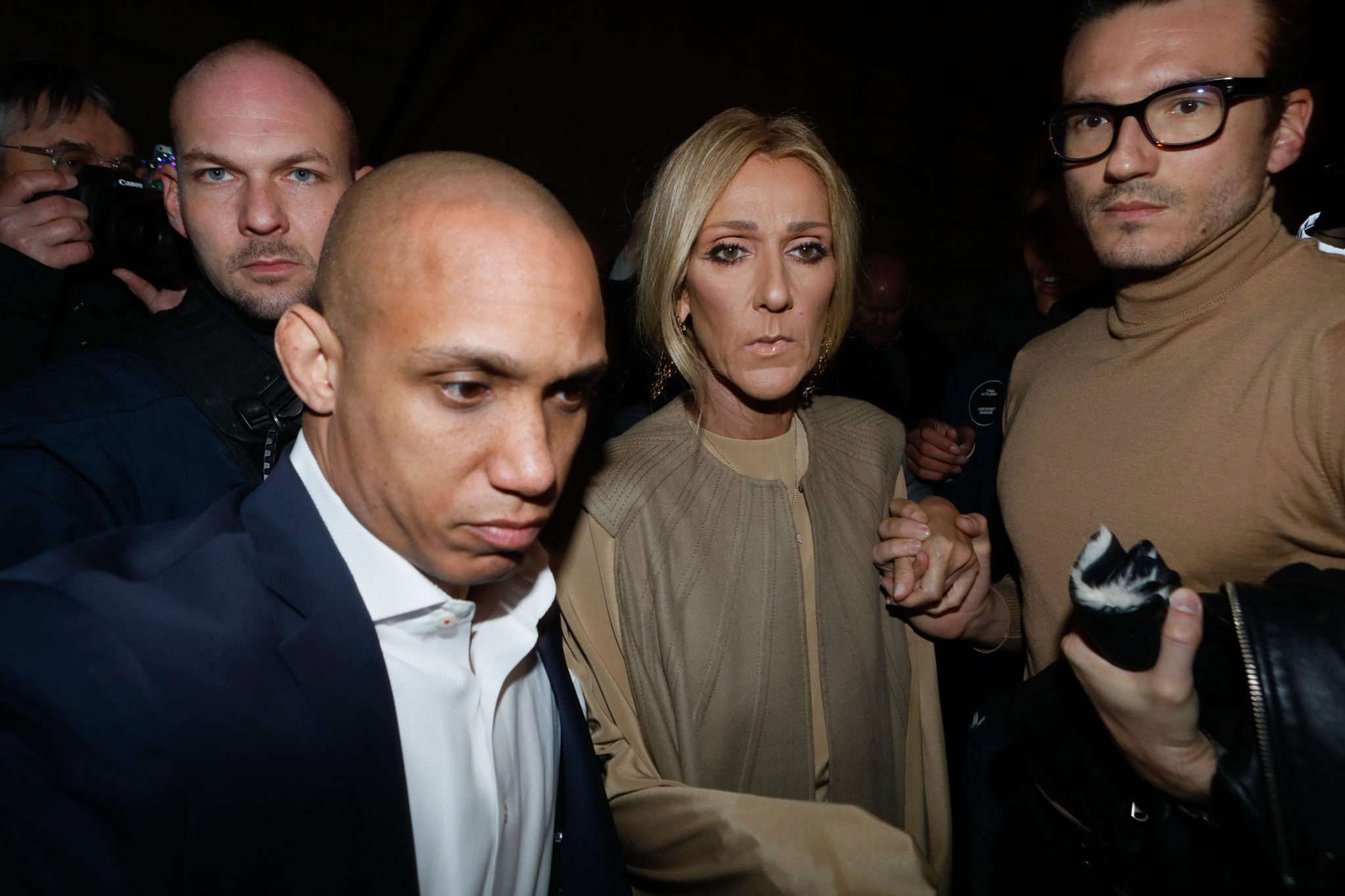 Wychudzona Celine Dion na pokazie Valentino