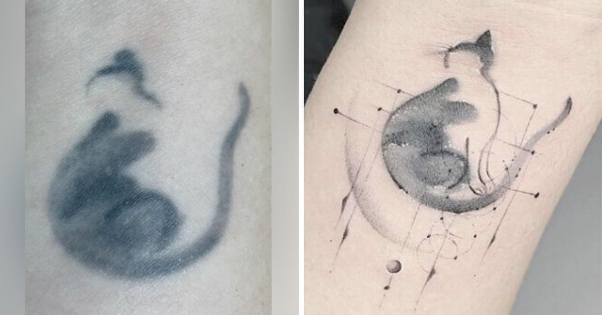 20 razy metamorfozy tatuaży dały im drugie życie...