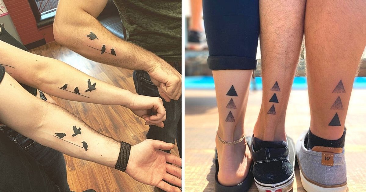 21 wspólnych tatuaży, które na zawsze połączyły bliskie sobie osoby. W jedności siła!
