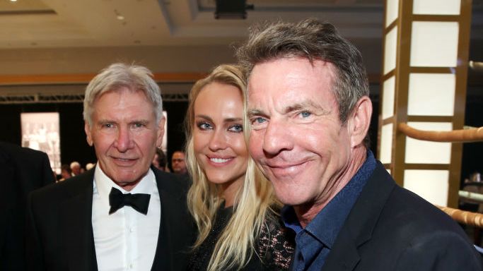 Dennis Quaid zabrał swoją partnerkę na festiwal w Cannes w 2016 r.