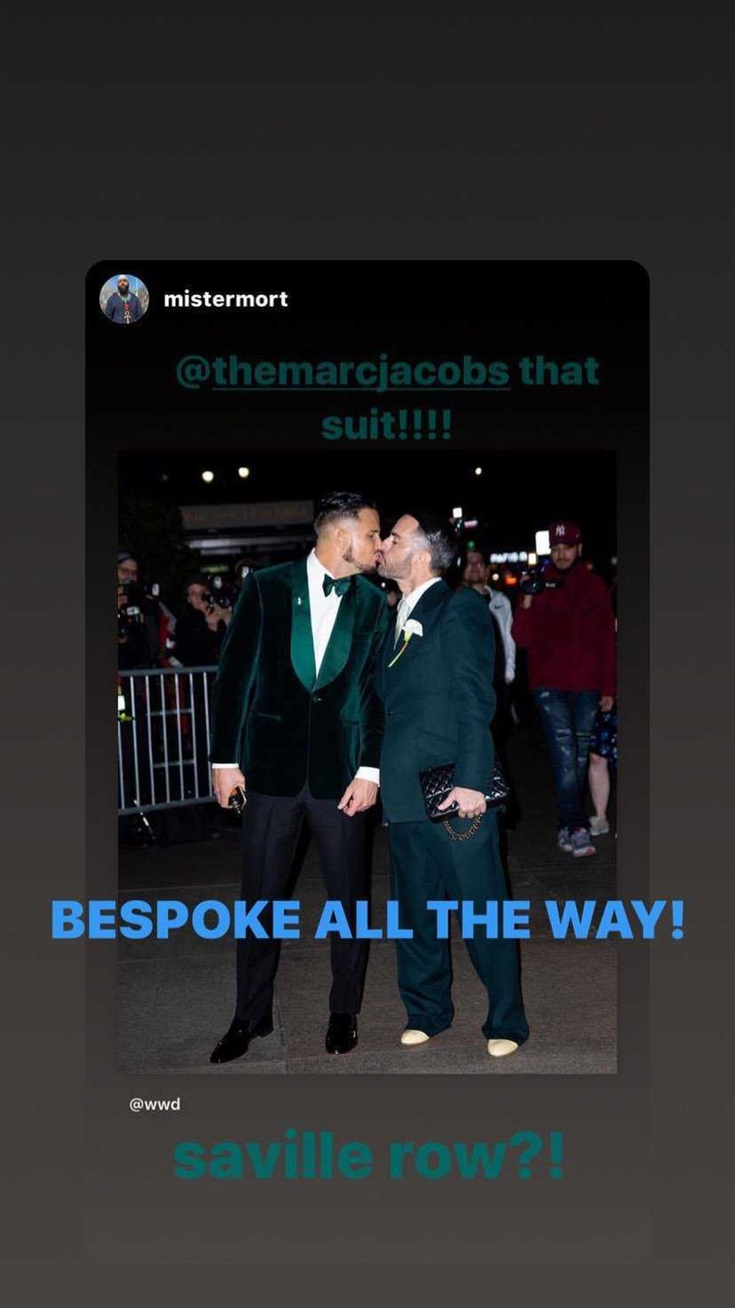 Marc Jacobs - pocałunek ślubny