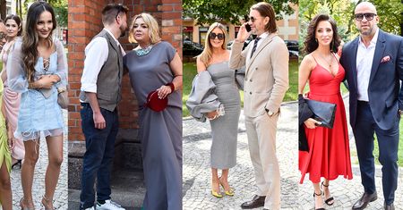 Goście na ślubie Joanny Opozdy i Antka Królikowskiego: Rozenek i Majdan, Marina, Oświeciński, Ostrowska-Królikowska