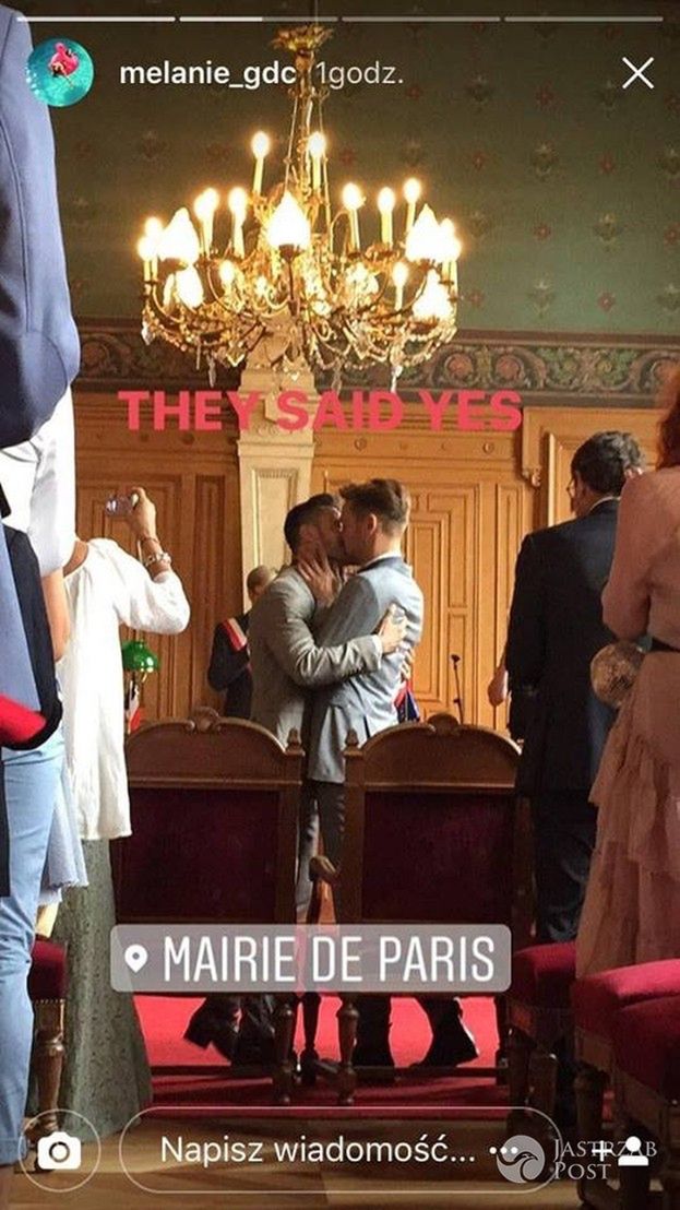 Michał Kwiatkowski i  Maxime Assenza wziął dziś ślub