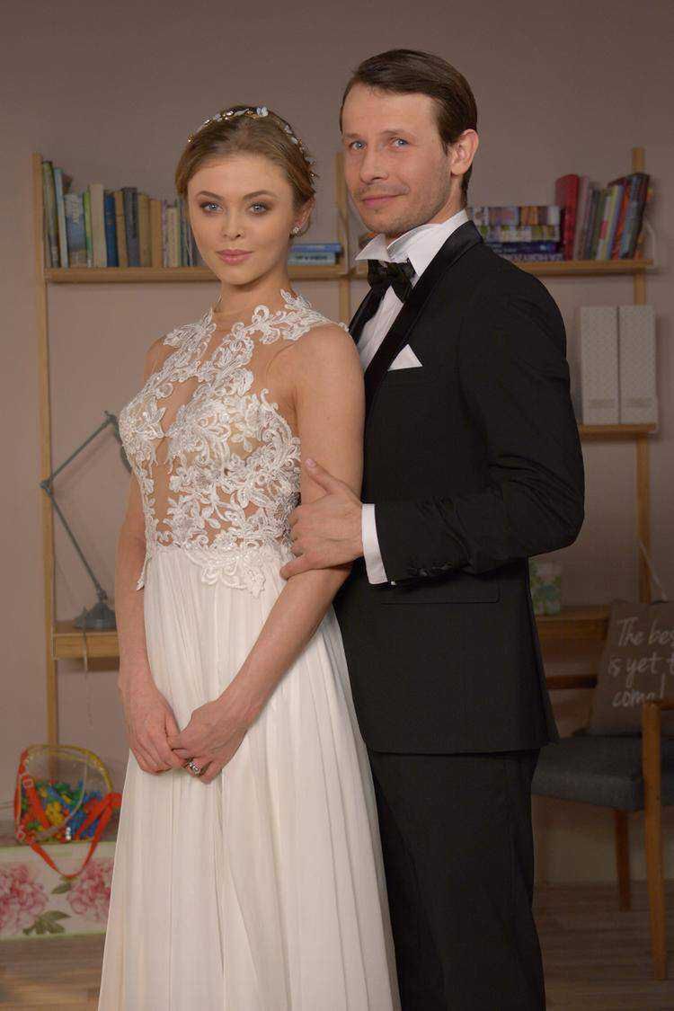 Pierwsza miłość. Ślub Jowity (Joanna Opozda) i Radka (Mateusz Banasiuk), fot. ATM Grupa
