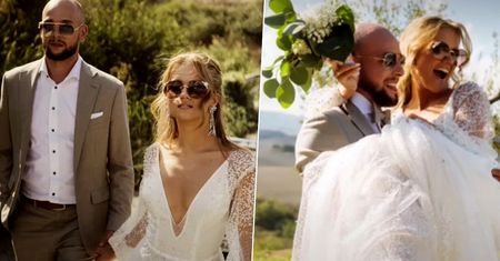 Niepublikowane dotąd zdjęcia ślubne Agnieszki Kaczorowskiej. Perfekcyjne, to za mało powiedziane