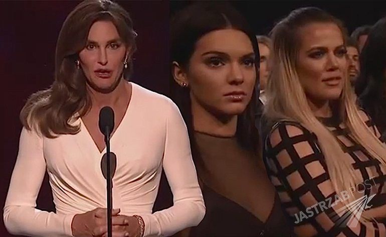 Cailtyn Jenner na gali ESPY przemówienie na YouTube Video. Kendall Jenner i Kim Kardashian w łzach