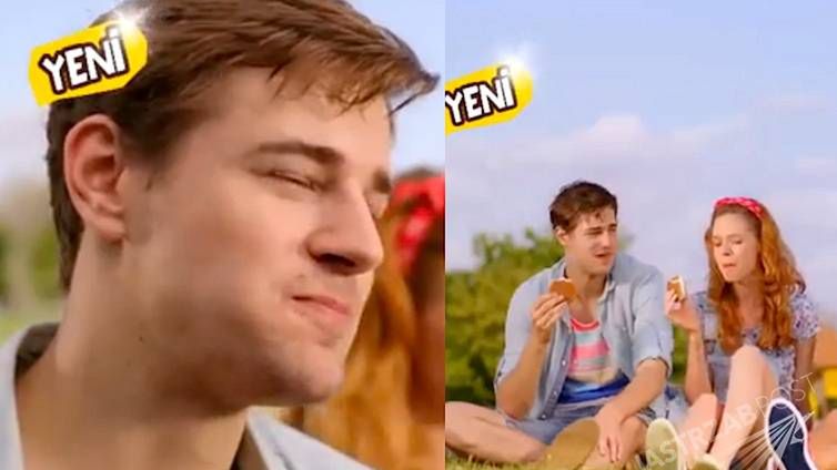 Góral z Top Model w tureckiej reklamie lodów. Mateusz Jarzębiak w Turcji