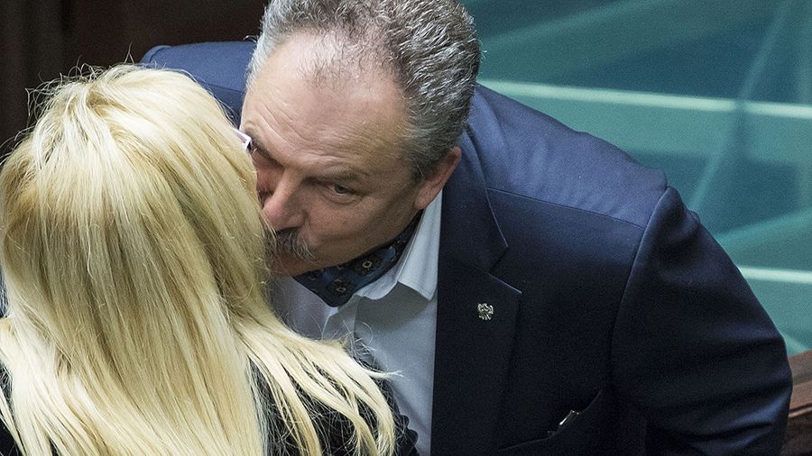 Poseł Marek Jakubiak w Sejmie