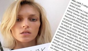 Anja Rubik wsparła nauczycieli. Internauci ostro ją skrytykowali