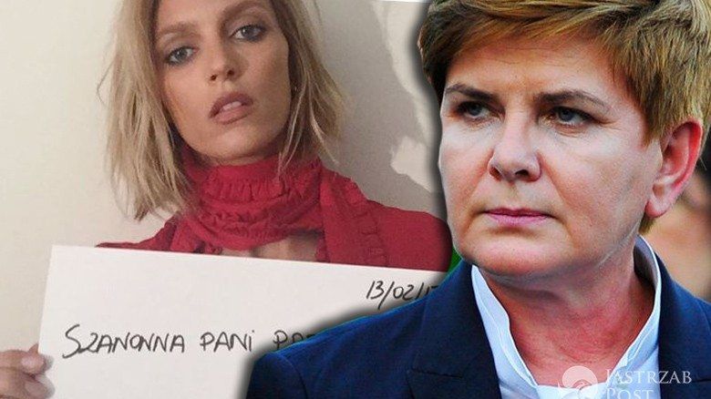 Anja Rubik napisała list do Beaty Szydło