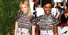 Anja Rubik w tej samej kreacji, co Lupita Nyong'o
