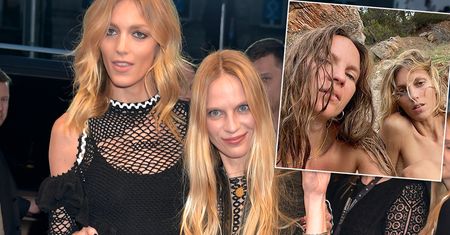 Mary Komasa kilka miesięcy po porodzie zrzuciła ubrania. Obok niej naga Anja Rubik. Tak pozują supermodelki
