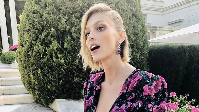 Anja Rubik wróciła do szkoły