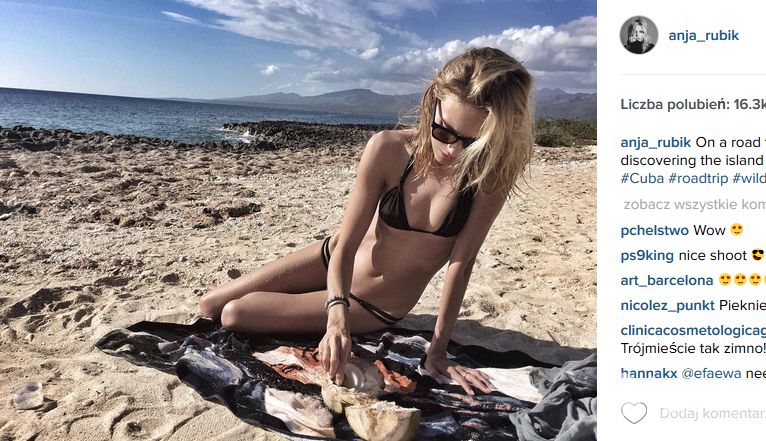 Anja Rubik (fot. Instagram)