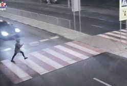 Lublin. Potrącenie kobiety na przejściu dla pieszych. Policja opublikowała nagranie