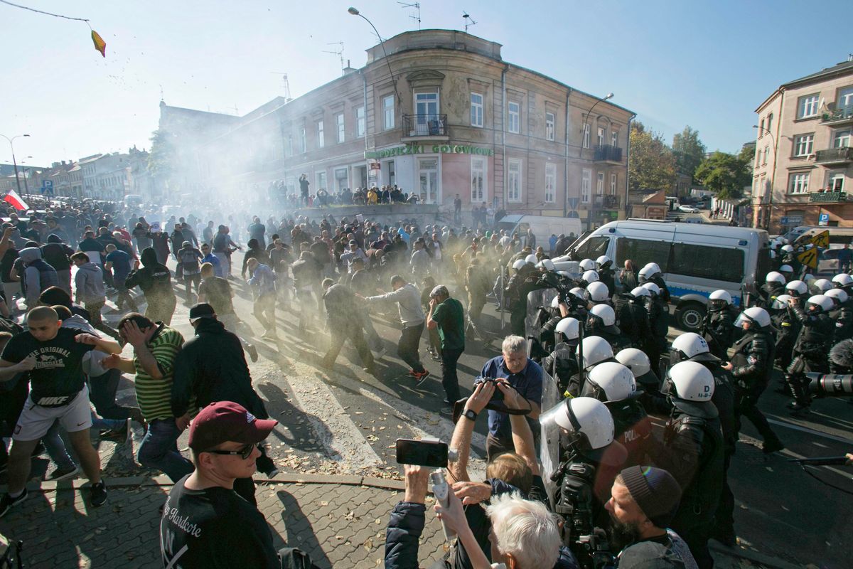 Marsz Równości w Lublinie. Policja zatrzymała kolejnego chuligana
