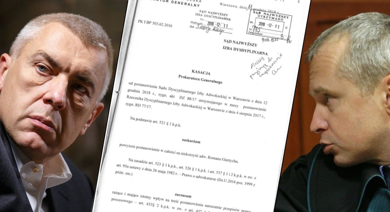 Prokurator generalny nie odpuszcza. Chce dyscyplinarki dla Giertycha i Dubois