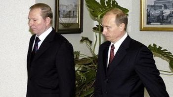 Władimir Putin i Leonid Kuczma