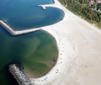 Jarosławiec ma sztuczną plażę. Zdjęcia z lotu ptaka zapierają dech w piersi