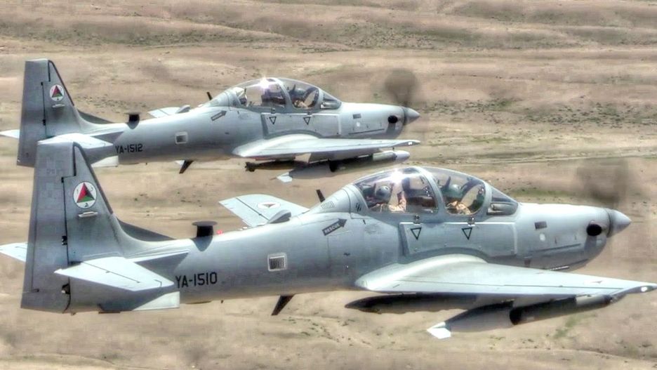 A-29 Super Tucano podczas ćwiczeń