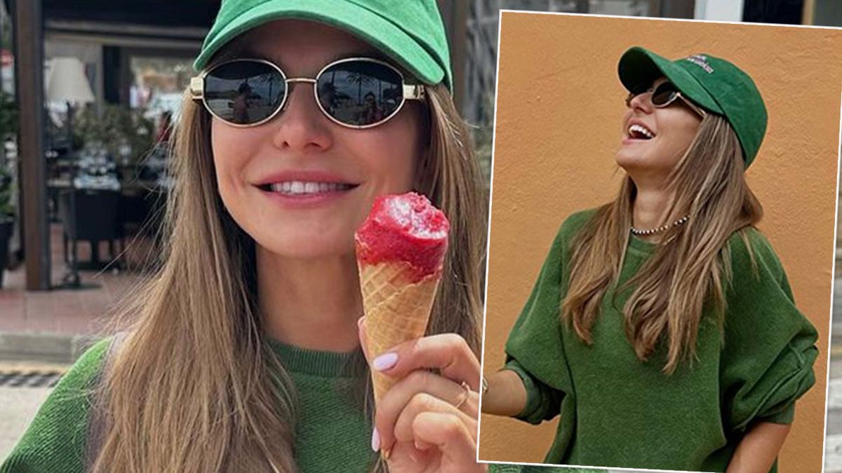 Anna Lewandowska z torebką Gucci