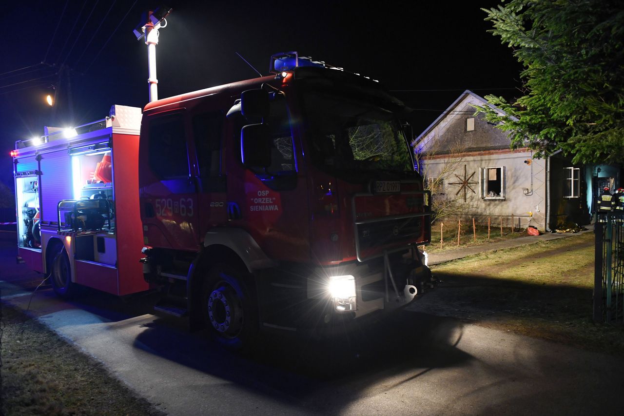 Wybuch w Leżachowie. Jedna ofiara śmiertelna, dziecko w ciężkim stanie