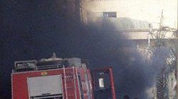 Służby ratunkowe przed siedzibą MKCK