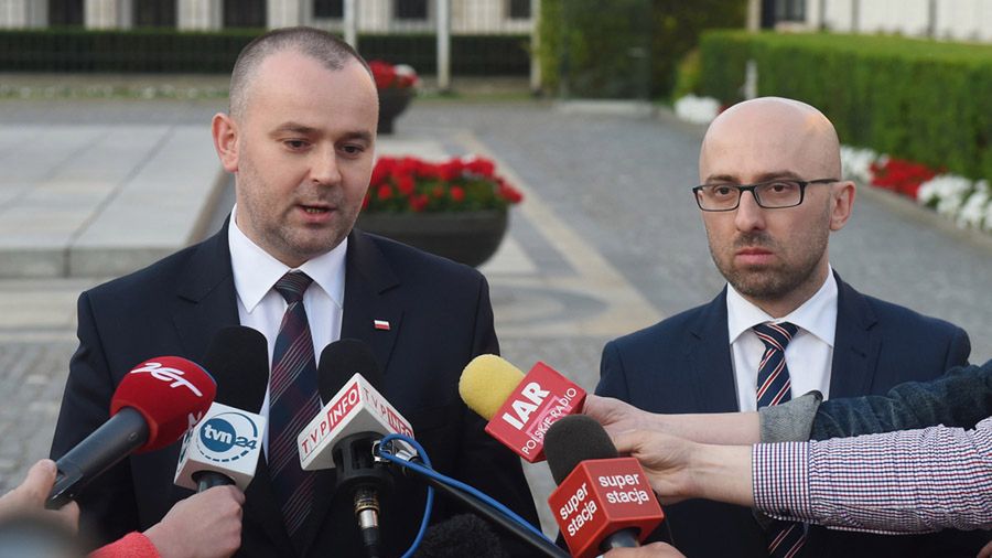 Paweł Mucha i Krzysztof Łapiński