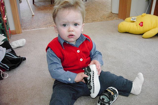 Odpowiednie buty dla niemowlaka 