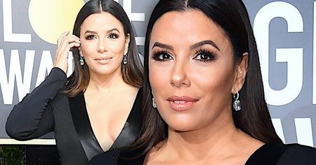 Złote Globy 2018: Dumna Eva Longoria pochwaliła się ciążowym brzuchem! Jednym gestem udowodniła, że jest już naprawdę duży