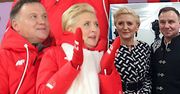 Rozemocjonowani Agata Duda i Andrzej Duda zagrzewają do walki Polaków na Igrzyskach Olimpijskich w Korei Południowej! Mają śliczne ubrania!