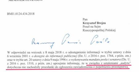 "Audyt rządów PO" okazał się niewypałem. Ministerstwo Finansów nie zawiadomiło prokuratury