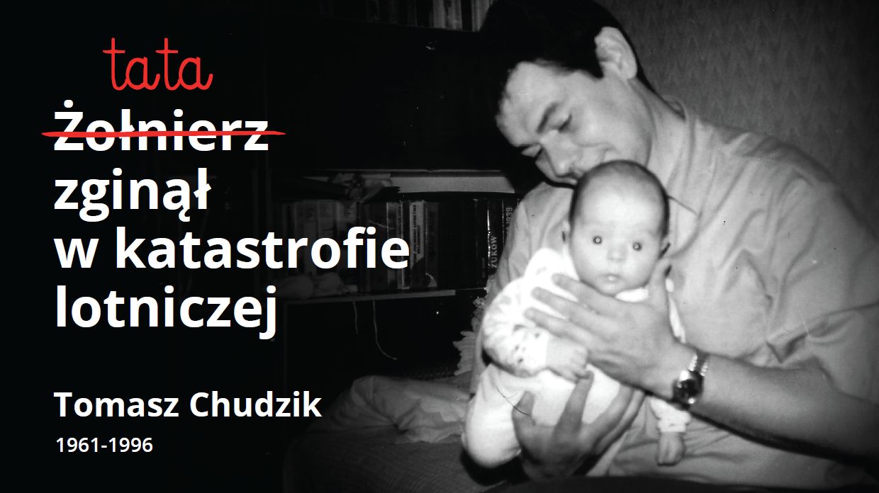 Tomek Chudzik z kilkumiesięcznym synkiem 