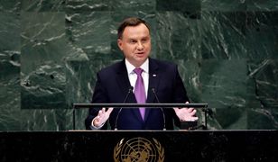 Prezydent Andrzej Duda na Zgromadzeniu Ogólnym ONZ: "Agresorzy powinni spotkać się z reakcją"