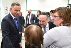 Andrzej Duda w prywatnym żydowskim przedszkolu. "Nikt w Polsce nie wie ile ma w sobie krwi żydowskiej"