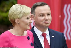 Andrzej i Agata Dudowie w Sylwestra. Pierwsza dama postawiła na błysk