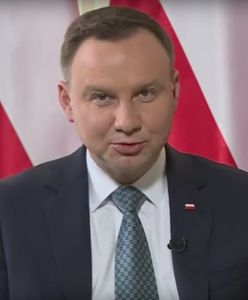 Andrzej Duda znów znów rozbawił sam siebie. Zobacz nagranie