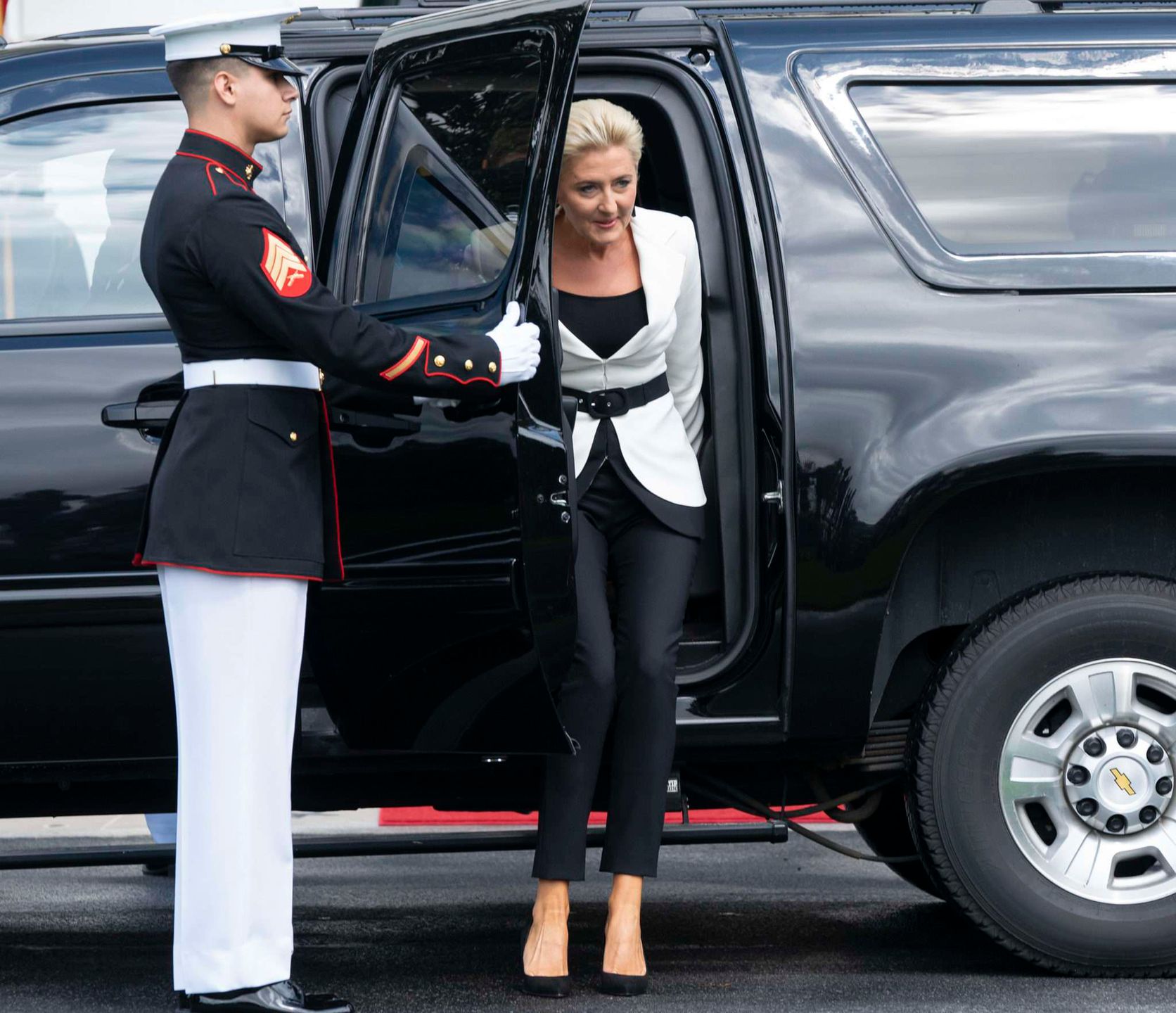 Agata Duda wpadka z butem w USA