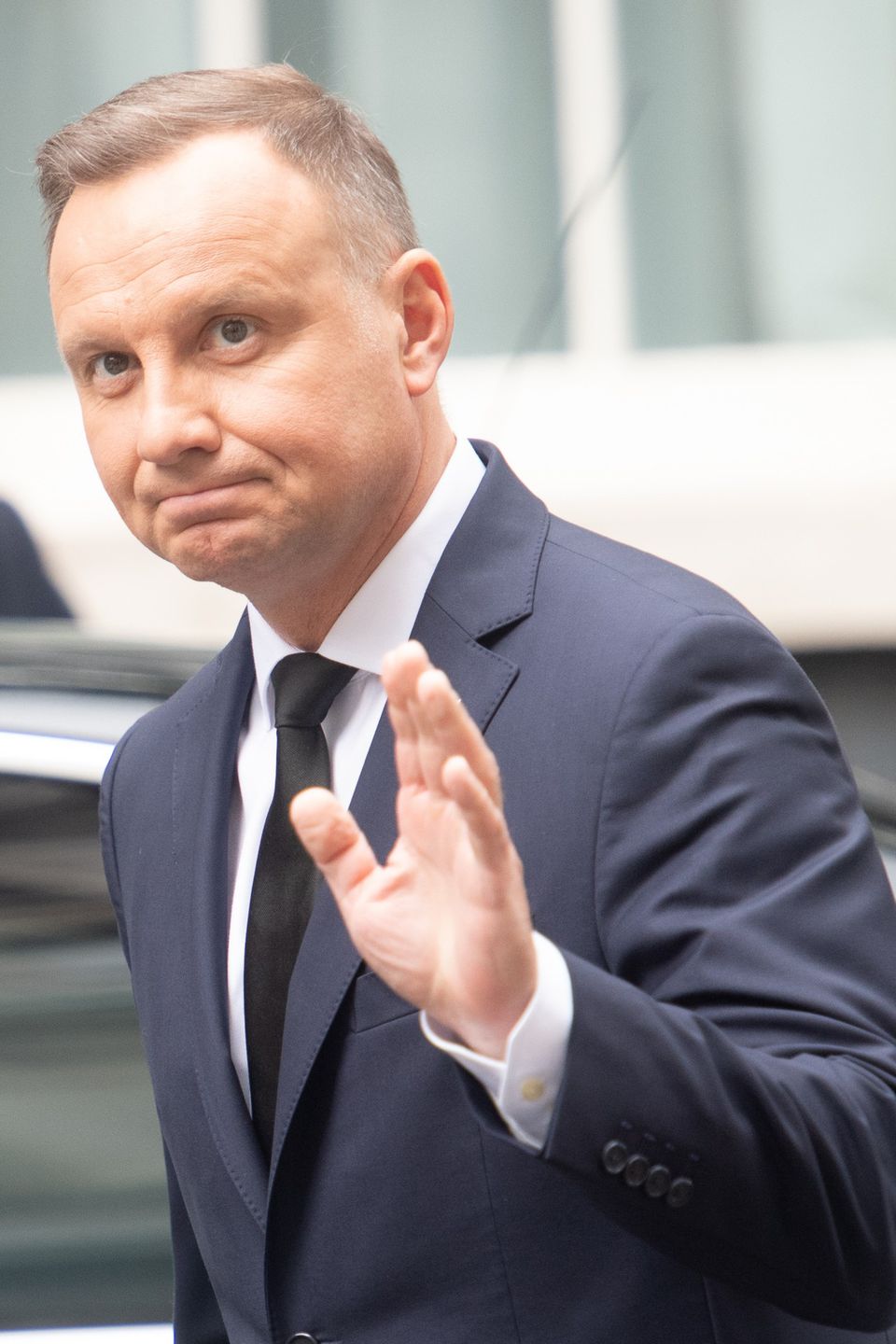 Andrzej Duda w Londynie – spotkanie z Liz Truss przed pogrzebem królowej Elżbiety II