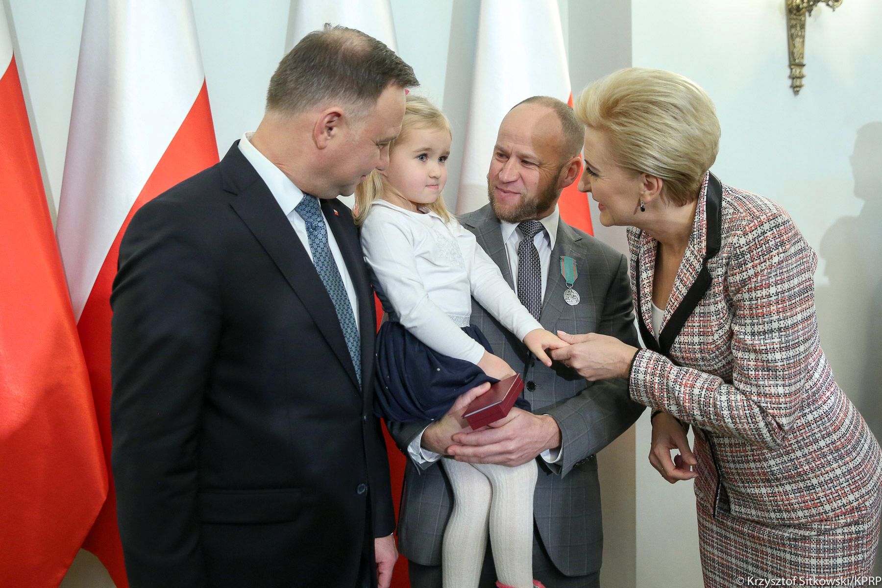 Agata Duda z mężem Andrzejem Dudą 