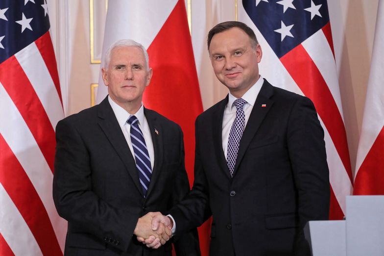 Andrzej Duda chce zwiększenia liczby amerykańskich żołnierzy w Polsce.