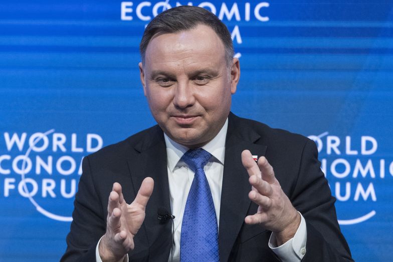 Prezydent Andrzej Duda brał udział w jednej z debat podczas Światowego Forum Ekonomicznego w Davos