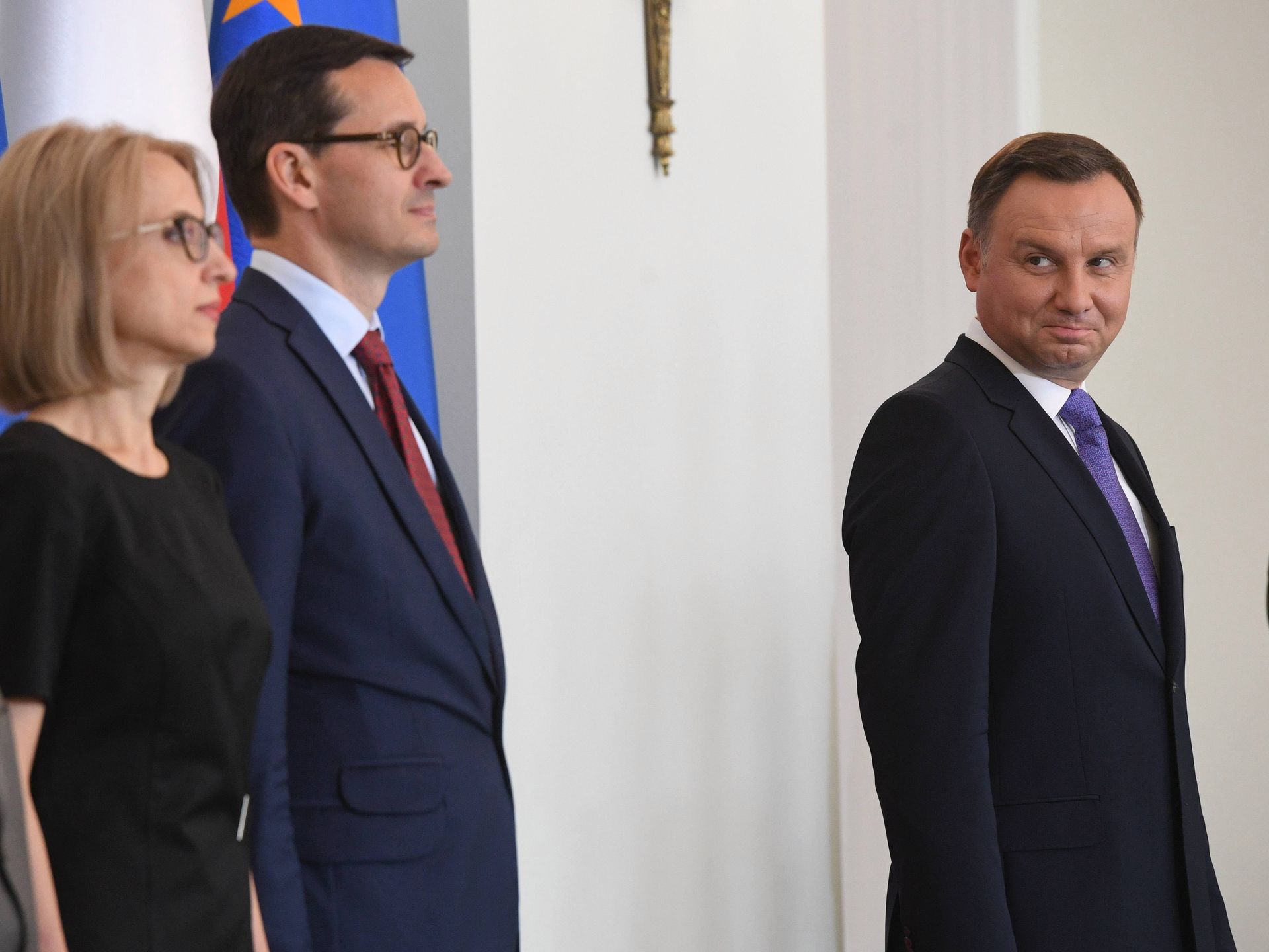 Strajk nauczycieli 2019. Posiedzenie rządu. Premier Morawiecki i minister Zalewska.