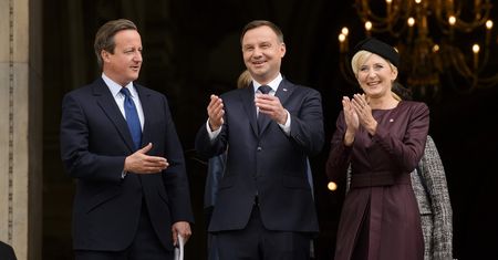 Agata Duda w Londynie. Jak wyglądała?