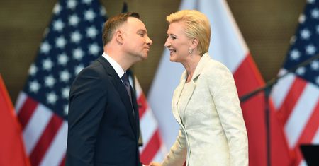 Czułości pary prezydenckiej. "Mimo wielu obowiązków"