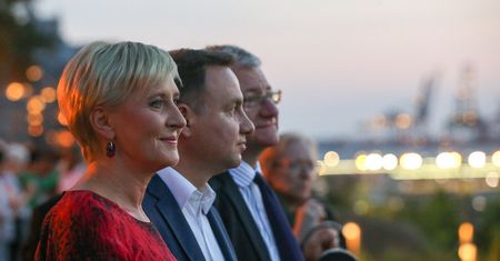 Para prezydencka na romantycznym spacerze w Nowym Jorku
