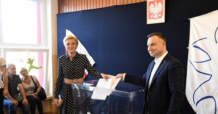 Wybory parlamentarne 2019. Prezydent Andrzej Duda i Jarosław Kaczyński zagłosowali