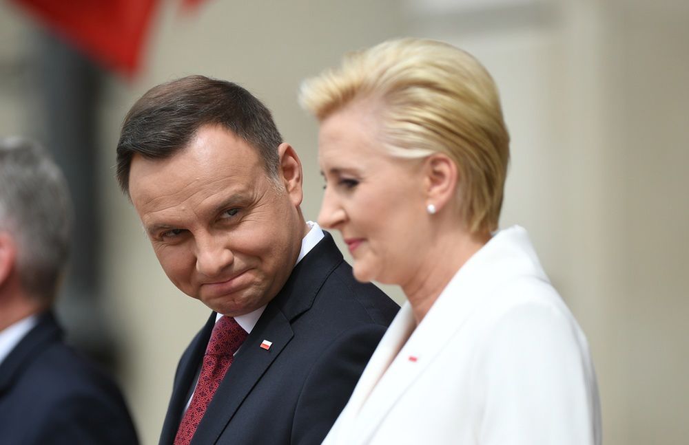 Pierwsza dama Agata Duda na uroczystościach państwowych