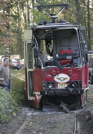 14 osób rannych w wypadku tramwajów